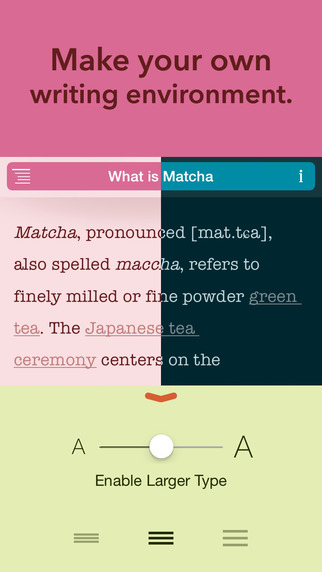 【免費生產應用App】Matcha - Writing App & Text Processor-APP點子