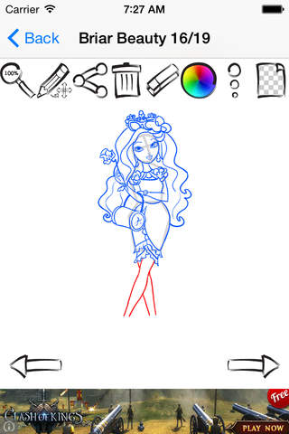 Easy To Draw Ever After High Version screenshot 3