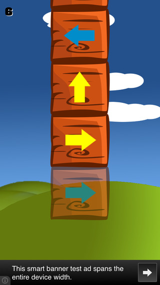 【免費遊戲App】Timber Swipe - Use your fingers to quickly swipe and chop down the trees.-APP點子