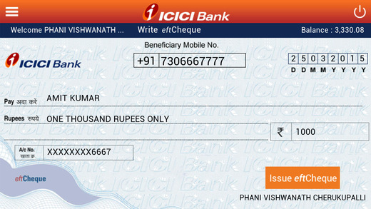 【免費財經App】ICICI Bank eftCheques-APP點子