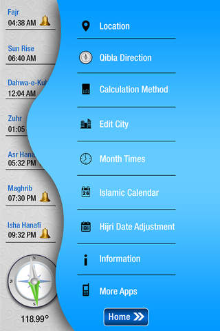 Prayer Times & Qibla screenshot 2