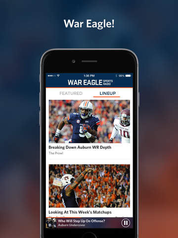 【免費運動App】War Eagle Sports Radio-APP點子