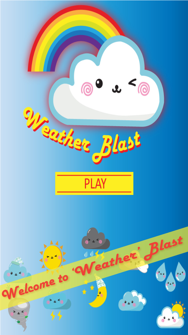An After light of  Weather Blaze Blast - Swipe and match emotion of clouds to win the puzzle games free
