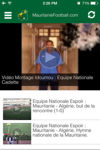 MauritanieFootball.com screenshot 4