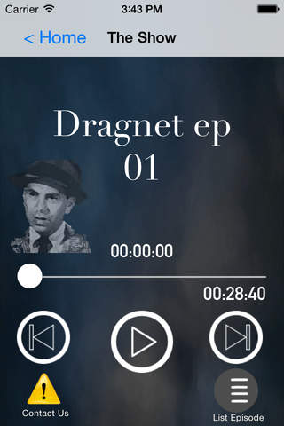 Dragnet Radio Show screenshot 3