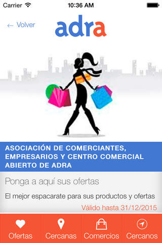 Asociación de Comerciantes de Adra screenshot 3