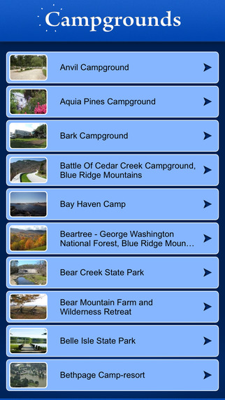 【免費旅遊App】Virginia Campgrounds Guide-APP點子