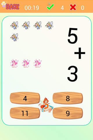 Easy Math Kids Fairy Game screenshot 2