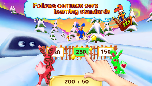 【免費教育App】Wonder Bunny Math Race: 2nd Grade Advanced Learning App for Numbers, Addition and Subtraction-APP點子