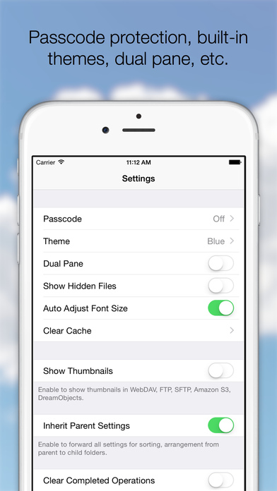 AirFile - Cloud Manager for Dropbox and OneDrive Screenshot on iOS
