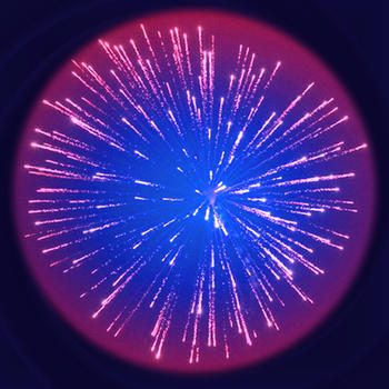 Color Fireworks. Connect the fires by line! LOGO-APP點子