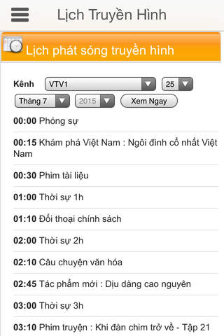 Viet Mobi Tivi -  Radio, Bóng Đá screenshot 3