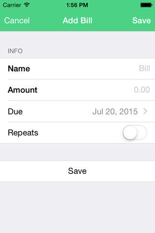 Bills - Bill Tracking & Reminders screenshot 2