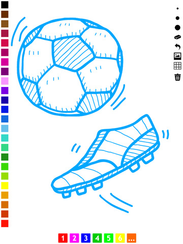 iTunes 的 App Store 中的足球! 图画书 儿童学