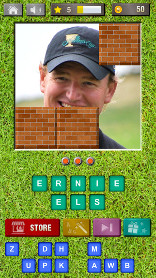 Golf Guess - Name the Pro Golf Players
