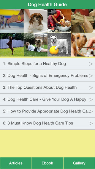 Dog Health Guide - Have a Healthy Dog and Happy Life for Your Dog