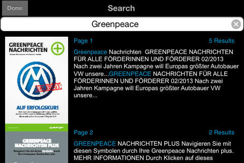 Greenpeace Nachrichten online screenshot 3