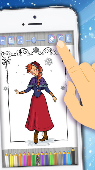 免費下載娛樂APP|Paint magic ice princesses – coloring drawings app開箱文|APP開箱王