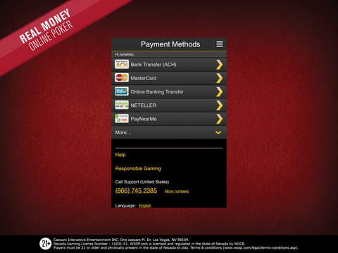 【免費遊戲App】WSOP Real Money Poker Nevada- games and tournaments by World Series of Poker for iPad.-APP點子