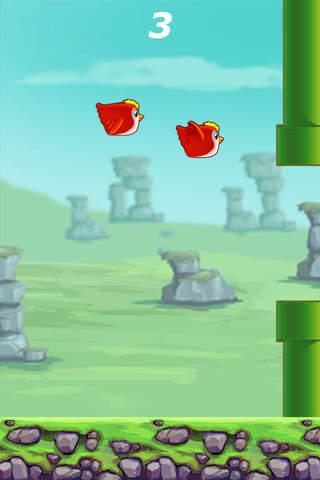 Flappy 2 Players Flappy 2 Sister Birds screenshot 2