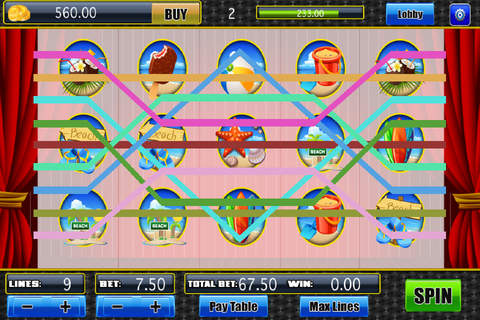 Animated Beach Slots Casino Vacation Games HD - Emoji Slot Machines Icons And New Emoticons Pro screenshot 4