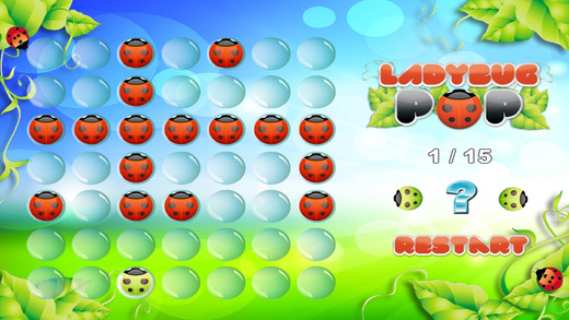 【免費遊戲App】Ladybug Pop Puzzle Game (iPad Version)-APP點子