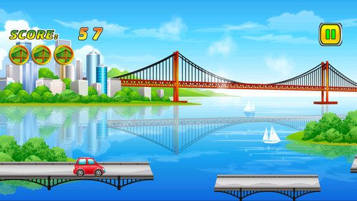 【免費遊戲App】Car Bridge Jump-APP點子
