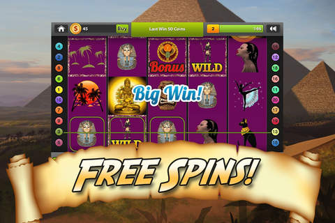 Slots Casino Egypt - Free Slots, Free Spins and Daily Bonuses screenshot 3