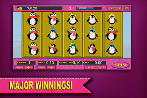 777 Penguin Slots Big Jackpot Party Casino screenshot 3