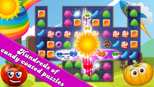 【免費遊戲App】Fruit Sweet Crunch Saga – Race and Match 3 Fruits-APP點子