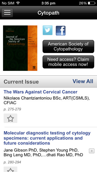 【免費醫療App】Journal of the American Society of Cytopathology-APP點子