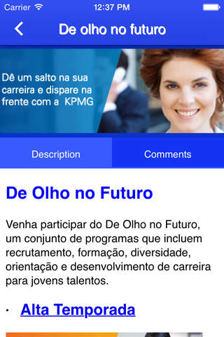 KPMG Carreira screenshot 2