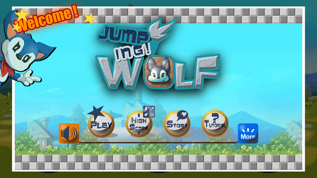 【免費遊戲App】Jumping Wolf-APP點子