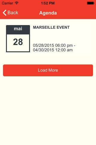Marseille Events screenshot 2