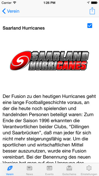 【免費運動App】Saarland Hurricanes-APP點子