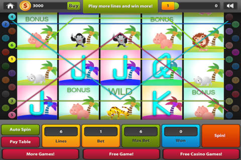 Zoo Bonanza - Free Slots Machine screenshot 4