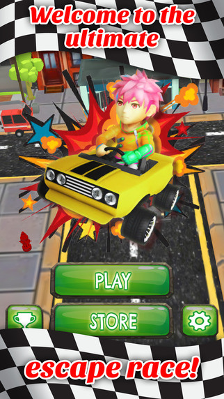 Punk Boy Taylor Stunt Rally Drive - FREE - Go Kart Obstacle Course Race Game