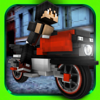 Mine Superbike Free - Block Motorcycle Racing Game LOGO-APP點子