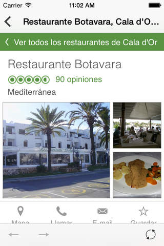 Botavara Restaurante Cala D'or screenshot 4