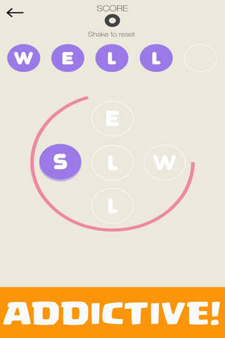 Fives - A Fast Word Tapping Game screenshot 2