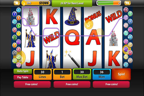 Double Diamond Fruit Cupcake Casino Slot Machine screenshot 3