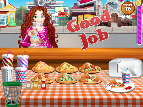 【免費遊戲App】Pizza Scramble - Crazy rising star chef’s girls kids kitchen Game-APP點子