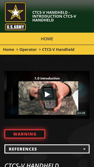 CTCS-V Handheld Device