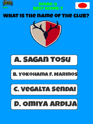 【免費遊戲App】Japan Football Logo Quiz-APP點子