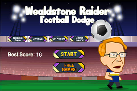 Wealdstone Raider Football Dodge - Game and Soundboard screenshot 3