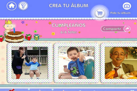 My Family Digital Album - Game for parents and babies . Play with family pictures screenshot 2