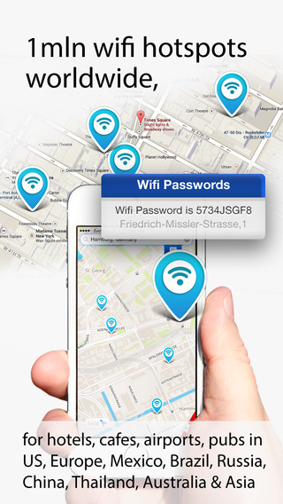 wifi hotspots map - free wifi passwords for wifi hotspots based on google map