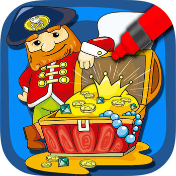 Paint and Color Pirates –coloring book 攝影 App LOGO-APP開箱王