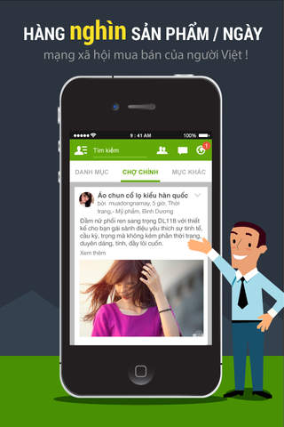Mạng Xanh - Mạng xã hội mua bán screenshot 3