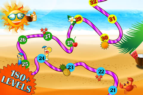Tropical Matching Blitz Mania – Have Fun in the Sun with this Free Match 3 Candies Top Game for Kids and Adults screenshot 4